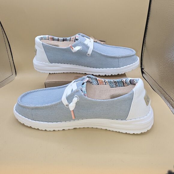 Hey Dude Wendy Boho Light Denim US Women's 5  - EU 36 - Picture 5 of 9